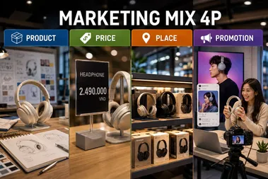4P trong marketing mix: Khái niệm và ứng dụng thực tế